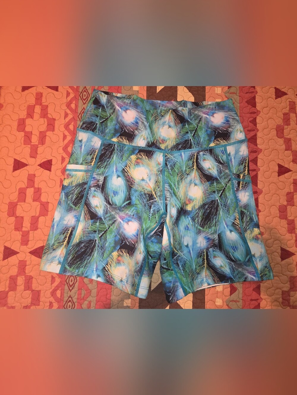 CVG Peacock 7 Inch Inseam Size Medium Shorts